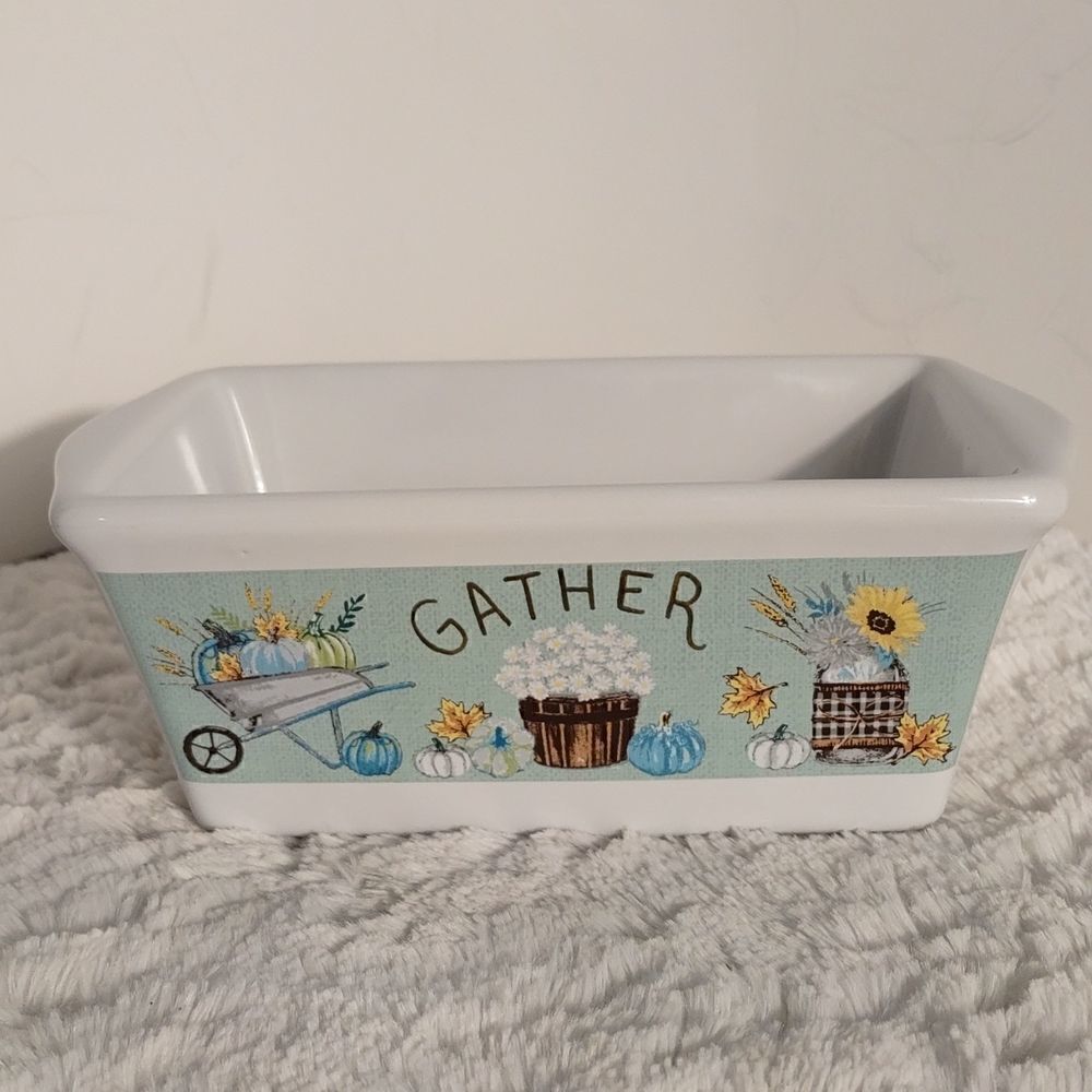 Royal Norfolk "Harvest" Ceramic Mini Loaf Dish